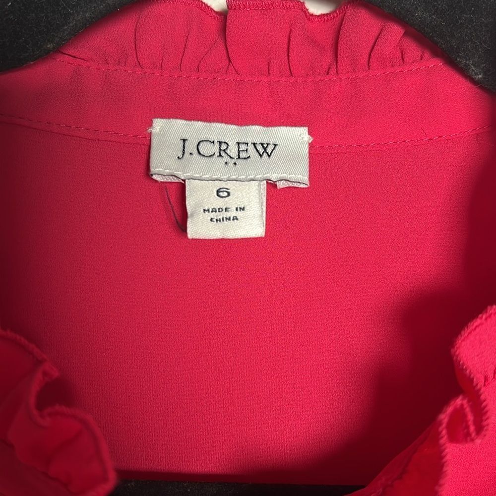 J crew button front blouse - Picture 3 of 4